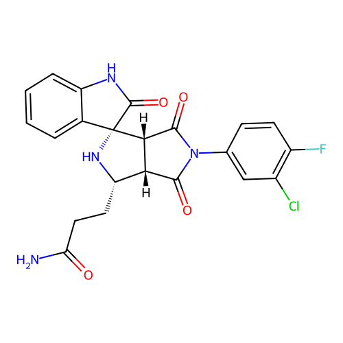 C22H18ClFN4O4 structure