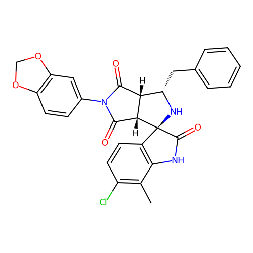C28H22ClN3O5 structure