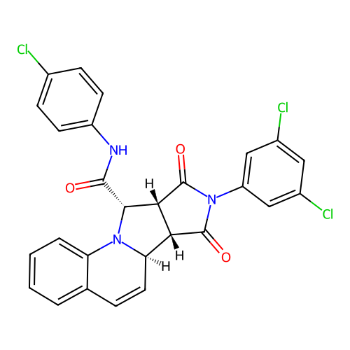C27H18Cl3N3O3 structure