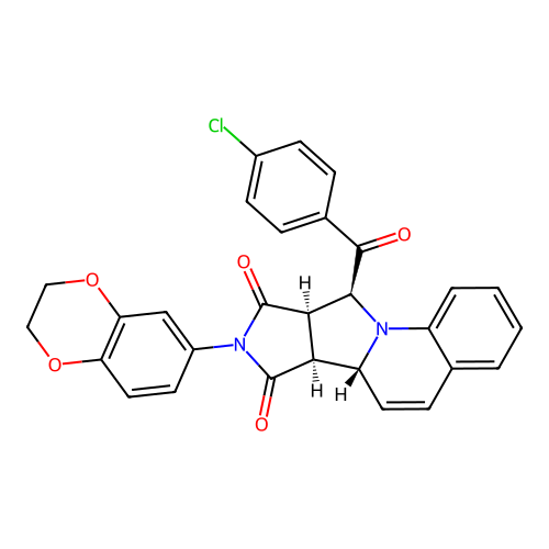 C29H21ClN2O5 structure