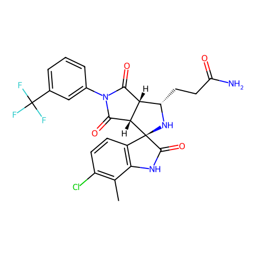 C24H20ClF3N4O4 structure