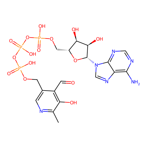 Adenosine triphosphopyridoxal structure