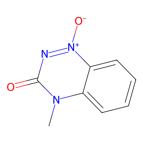 4-Methyl-1-oxido-1,2,4-benzotriazin-1-ium-3-one structure