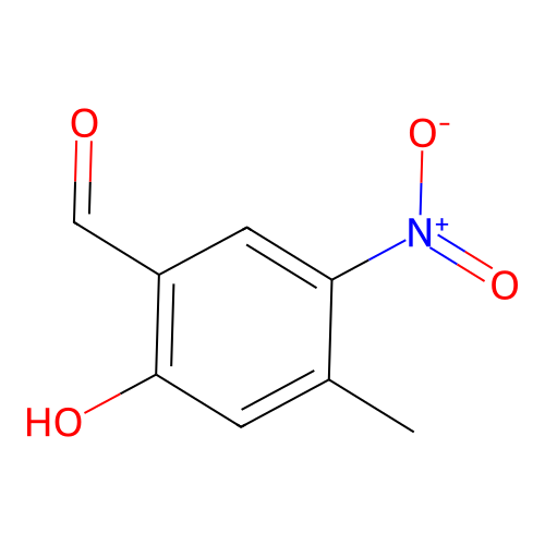 2-Hydroxy-4-methyl-5-nitrobenzaldehyde structure