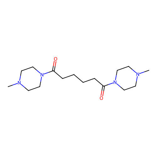 1,6-Bis(4-methylpiperazin-1-yl)hexane-1,6-dione structure