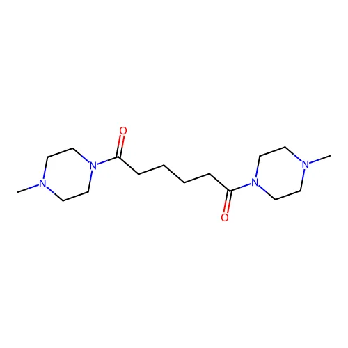 1,6-双(4-甲基哌嗪-1-基)己烷-1,6-二酮 structure