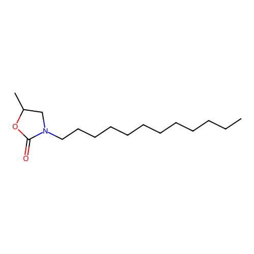 3-Dodecyl-5-methyl-1,3-oxazolidin-2-one structure