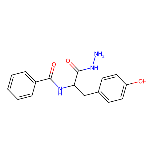 N-Benzoyl-L-Tyrosine Hydrazide structure