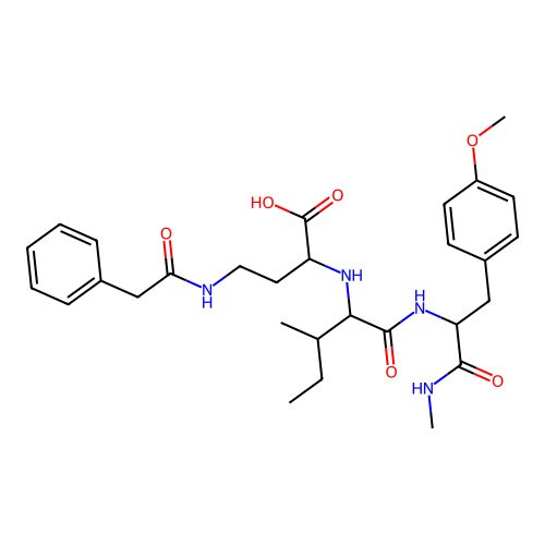 Z-Acp-leu-metyr-MA structure