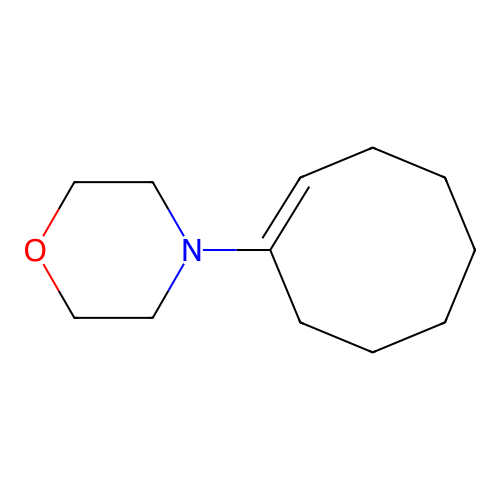 4-(1-Cycloocten-1-yl)morpholine structure