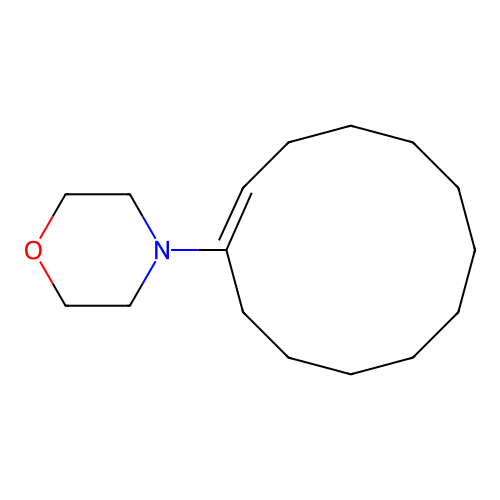 1-Morpholinocyclododecene structure