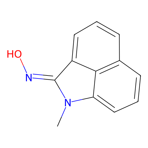 1-methylbenzo[cd]indol-2(1H)-one oxime structure