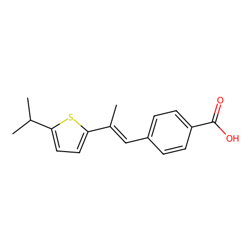 Namirotene structure