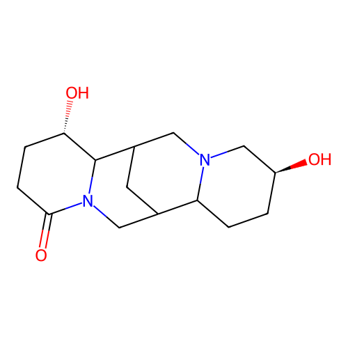3beta,13alpha-Dihydroxylupanine structure