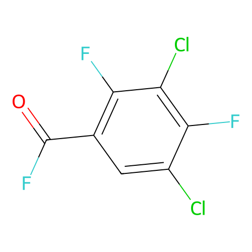 3,5-Dichloro-2,4-difluorobenzoyl fluoride structure