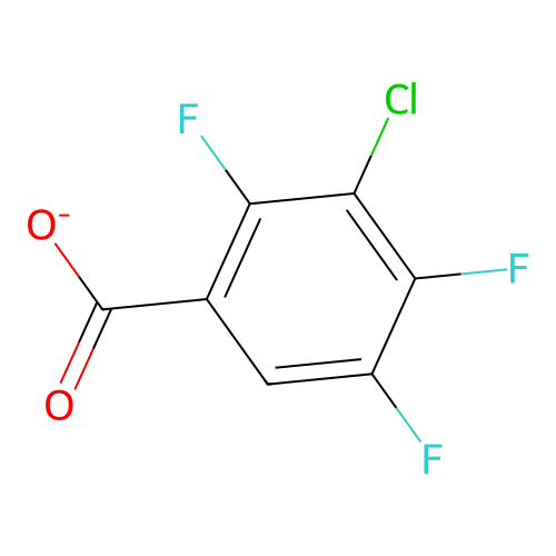 3-Chloro-2,4,5-trifluorobenzoate structure