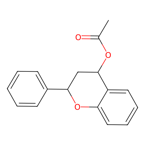 4-Acetoxyflavan structure