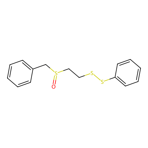 2-苄亚砜基乙基苯基二硫化物 structure