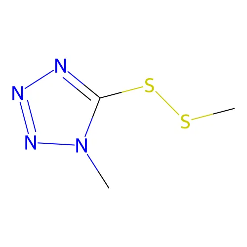 1-甲基-5-(甲基二硫基)四唑 structure