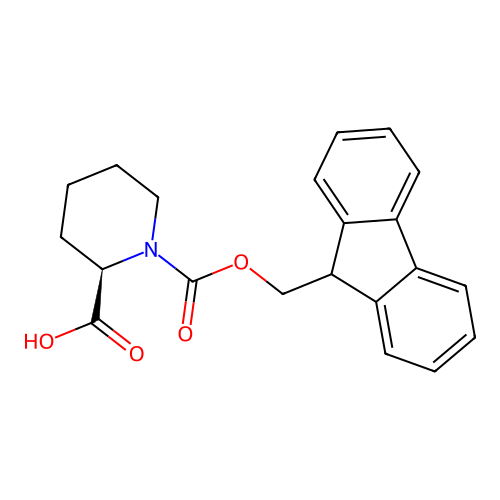 D-Fmoc-pipecolic acid structure