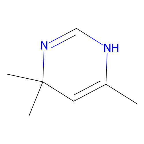 InChI=1/C7H12N2/c1-6-4-7(2,3)9-5-8-6/h4-5H,1-3H3,(H,8,9 structure