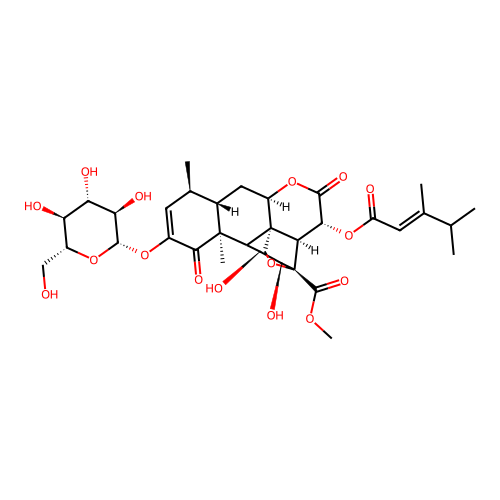 Yadanzioside N structure