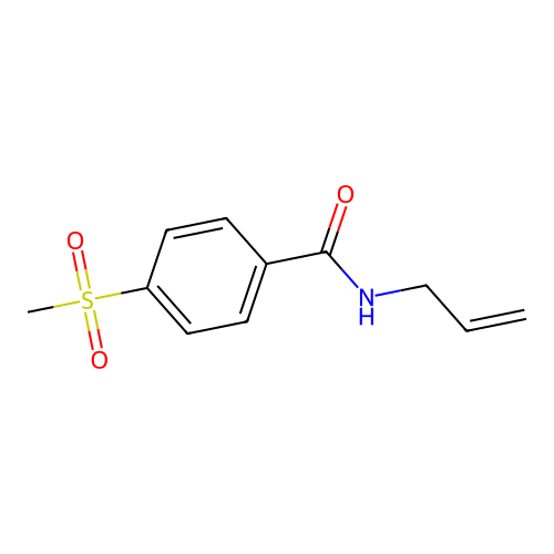 n-Allyl-4-(methylsulfonyl)benzamide structure