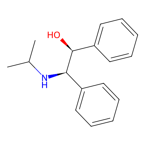 (1S,2R)-2-(Isopropylamino)-1,2-diphenylethanol structure