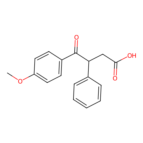 4-(4-Methoxyphenyl)-4-oxo-3-phenylbutanoic acid structure