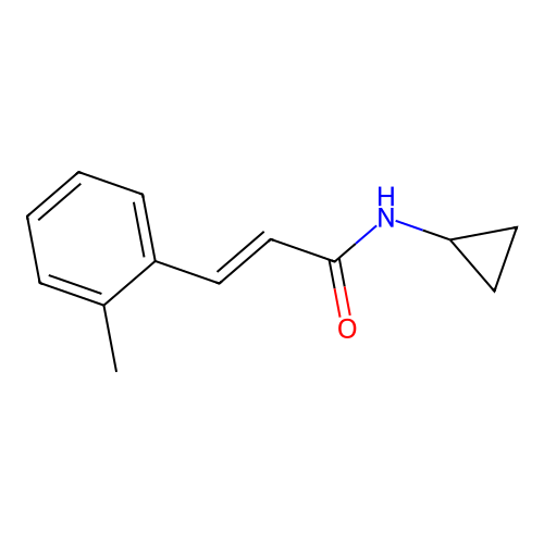 n-Cyclopropyl-3-(o-tolyl)acrylamide structure
