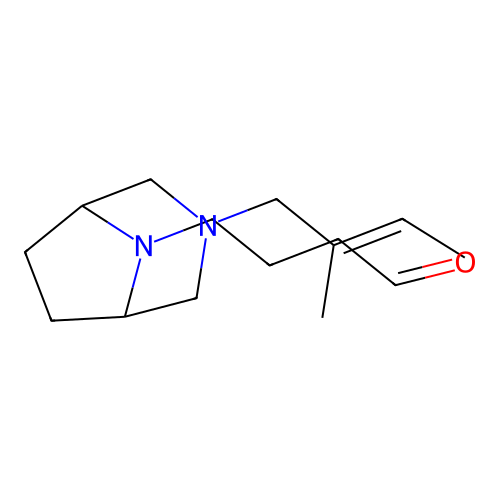 3,8-Diazabicyclo(3.2.1)octane, 8-butyryl-3-(2-methyl-2-butenyl)- structure