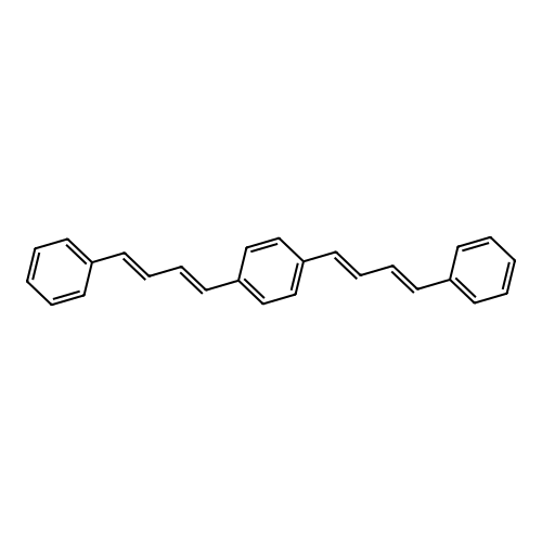 1,4-Bis(4-phenyl-1,3-butadienyl)benzene structure