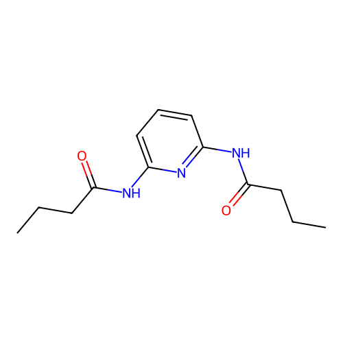 2,6-Dibutyramidopyridine structure