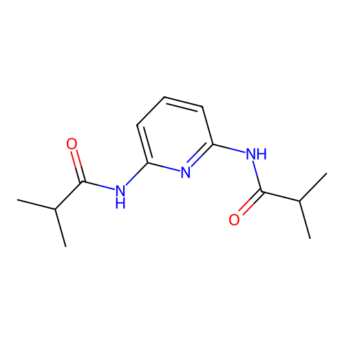 2,6-Di(isobutyramido)pyridine structure