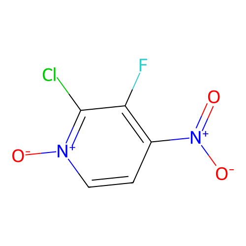 2-Chloro-3-fluoro-4-nitropyridine N-oxide structure