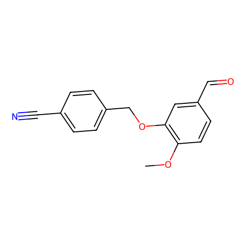 4-(5-Formyl-2-methoxyphenoxymethyl)benzonitrile structure