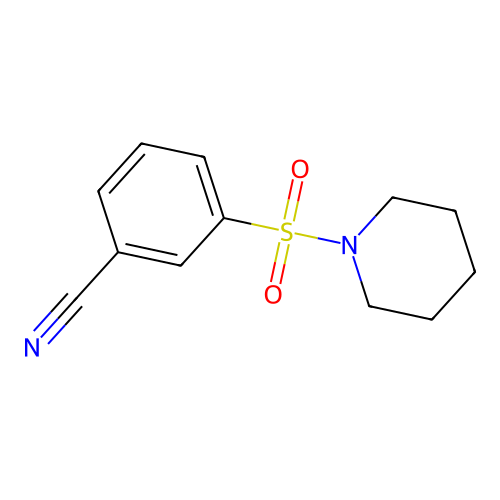 3-(Piperidin-1-ylsulfonyl)benzonitrile structure