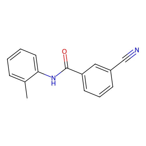3-Cyano-N-(o-tolyl)benzamide structure