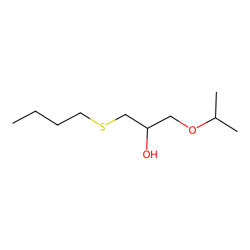 1-(Butylthio)-3-isopropoxy-2-propanol structure
