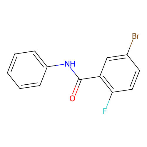 5-bromo-2-fluoro-N-phenylbenzamide structure
