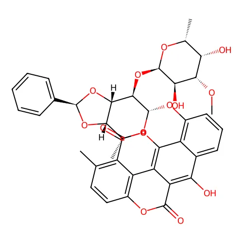 3-[[(2R,3aS,4R,6S,7R,7aS)-7-[(2R,3R,4S,5S,6R)-3,5-二羟基-4-甲氧基-6-甲基噁烷-2-基]氧代-4-甲基-2-苯基-4,6,7,7a-四氢-3aH-[1,3]二氧戊环并[4,5-c]吡喃-6-基]氧代]-8-羟基-15-甲基-11,18-二氧杂五环[10.6.2.02,7.09,19.016,20]二十-1(19),2(7),3,5,8,12(20),13,15-八烯-10,17-二酮 structure