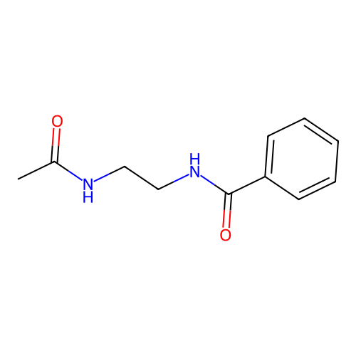 N-(2-acetamidoethyl)benzamide structure