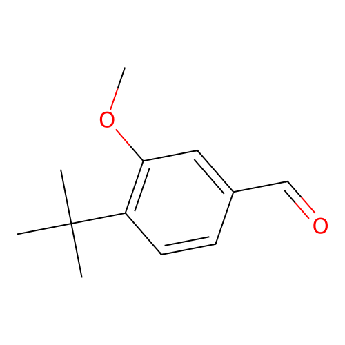 4-Tert-butyl-3-methoxybenzaldehyde structure