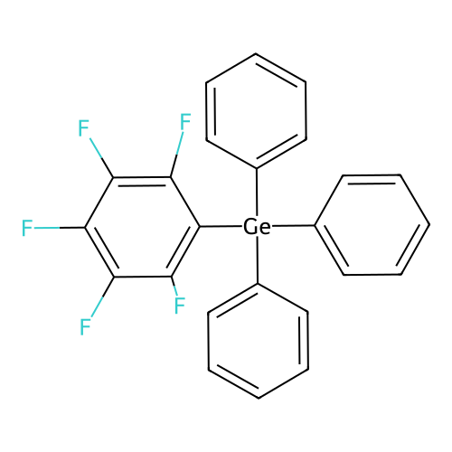 (Pentafluorophenyl)triphenylgermane structure