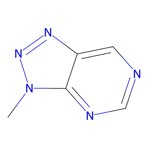 3-Methyl-3H-1,2,3-triazolo(4,5-d)pyrimidine structure