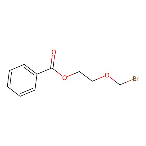 2-(Bromomethoxy)ethyl benzoate structure