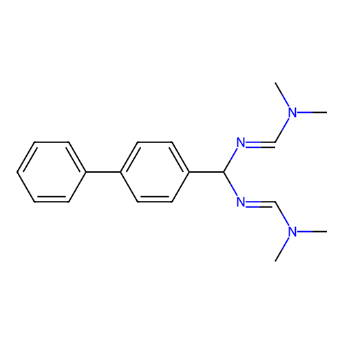 Formamidine, N'N''-methylenedi-p-phenylenebis(N,N-dimethyl- structure