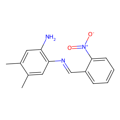 4,5-Dimethyl-n-[(e)-(2-nitrophenyl)methylidene]benzene-1,2-diamine structure