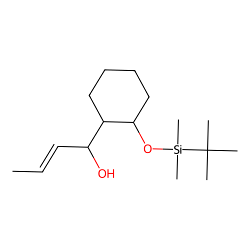 Cyclohexanemethanol, 2-(((1,1-dimethylethyl)dimethylsilyl)oxy)-alpha-1-propen-1-yl- structure