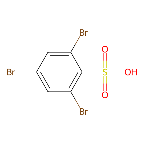 2,4,6-三溴苯磺酸 structure